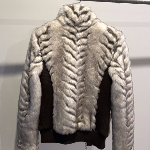 GUESS Faux Fur Jacket - Picture 4 of 7